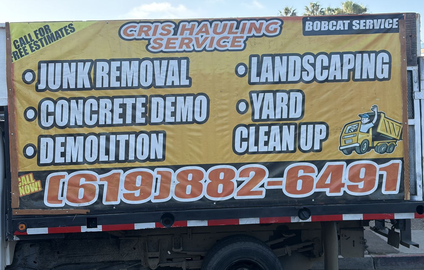 Cris Hauling Service truck